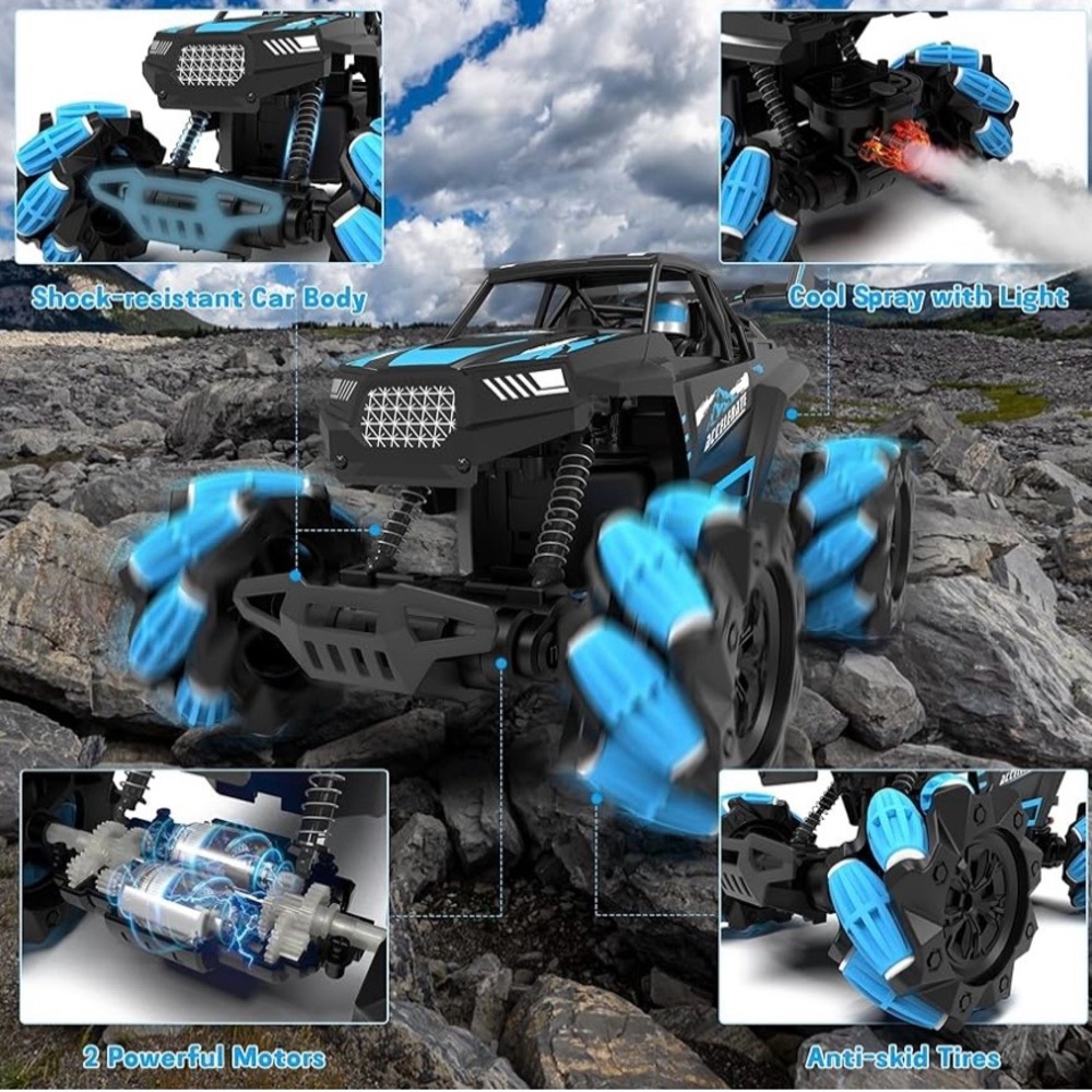 🆕- Remote Control Car, 2.4GHz RC Stunt Car, 360 Rotation. Red - Picture 7 of 8
